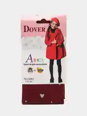 Бордовый колготки Алиса Dover сердечки, 40% хлопок, 30% модал, 20% полиамид, 10% эластан