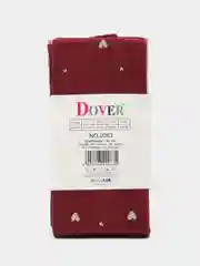 Белый колготки Алиса Dover сердечки, 40% хлопок, 30% модал, 20% полиамид, 10% эластан