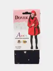 Серый меланж колготки Алиса Dover сердечки, 40% хлопок, 30% модал, 20% полиамид, 10% эластан