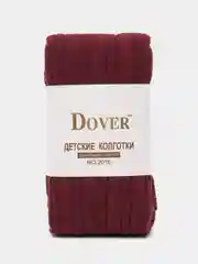 Бордовый детские колготки "Довер", р-р 128-140, 140-152, хлопок 85%, эластан 15%