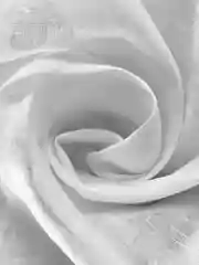 Белый однотонная вуаль, белая