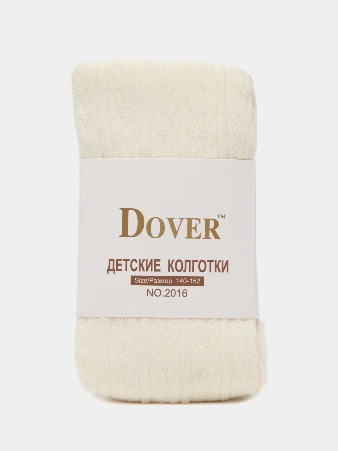 Молочный детские колготки "Довер", р-р 128-140, 140-152, хлопок 85%, эластан 15%