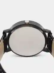 Черный часы наручные, кварцевые, унисекс