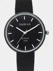 Бирюзовый часы наручные, женские, силиконовый ремешок