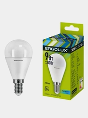 Светодиодные лампы 10 шт Ergolux LED-G45-9W-E14-4K