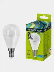 Светодиодные лампы 10 шт Ergolux LED-G45-9W-E14-4K