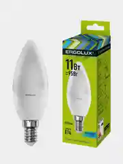 Светодиодные лампы 10 шт Ergolux LED-C35-11W-E14-4K