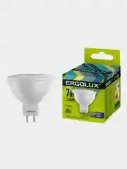 Светодиодные лампы 10 шт Ergolux LED-JCDR-7W-GU5.3-6K