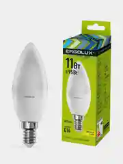 Светодиодные лампы 10 шт Ergolux LED-C35-11W-E14-3K