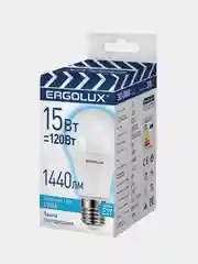 Светодиодные лампы 10 шт Ergolux LED-A60-15W-E27-4K