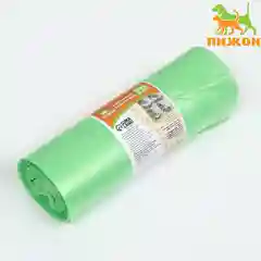 Зеленый пакеты для кошачьих лотков, 45 х 65 см, 30 штук