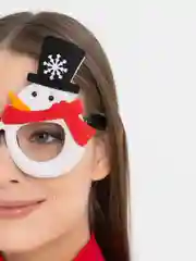 Белый карнавальные очки-маска на Новый год