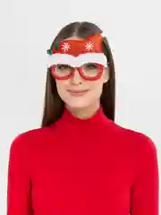 Вишнёвый карнавальные очки-маска на Новый год