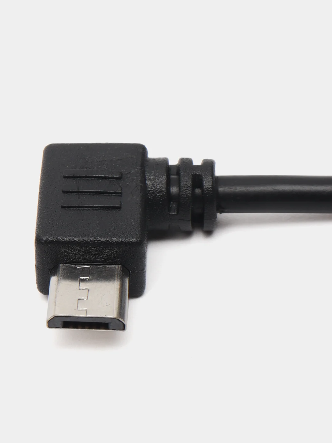 Адаптер питания автомобильный вход 12VDC выход 5VDC 3A micro-USB угловой
