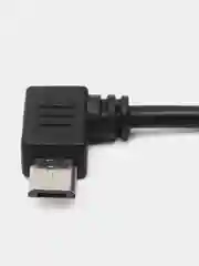 Адаптер питания автомобильный вход 12VDC выход 5VDC 3A micro-USB угловой