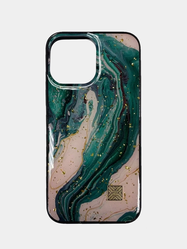 Чехол для iPhone 13 Pro Max Малахит