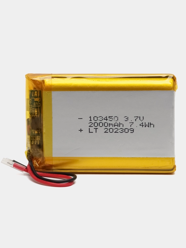 Аккумулятор литий-полимерный 10*34*50мм 103450 3.7В 2000mah