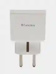 Умная розетка, с Wi-Fi, Tuya Smart, 16А, мониторинг потребления, таймер