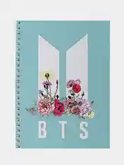 Индиго скетчбук BTS (БТС), размер А5, 50 листов