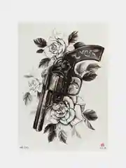 Белый временное мужское тату, наклейка татуировка на тело, татушка, переводная тату, tattoo