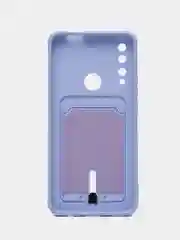 Лавандовый чехол на Huawei P Smart Z, Honor 9X, 9X Premium, силиконовый, с карманом для карты