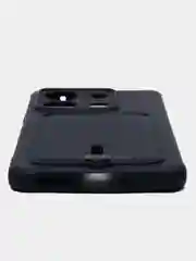 Темно-синий чехол на Xiaomi Redmi Note 13 (Сяоми Редми Нот 13), силиконовый, с карманом для карты