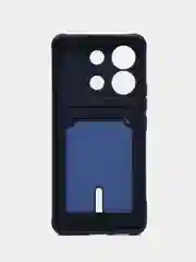 Лавандовый чехол на Xiaomi Redmi Note 13 Pro 5G (Сяоми Редми Нот 13 Про 5G), силиконовый, с карманом