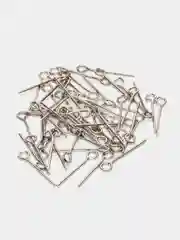 Серебряный пины с колечком для создания украшений