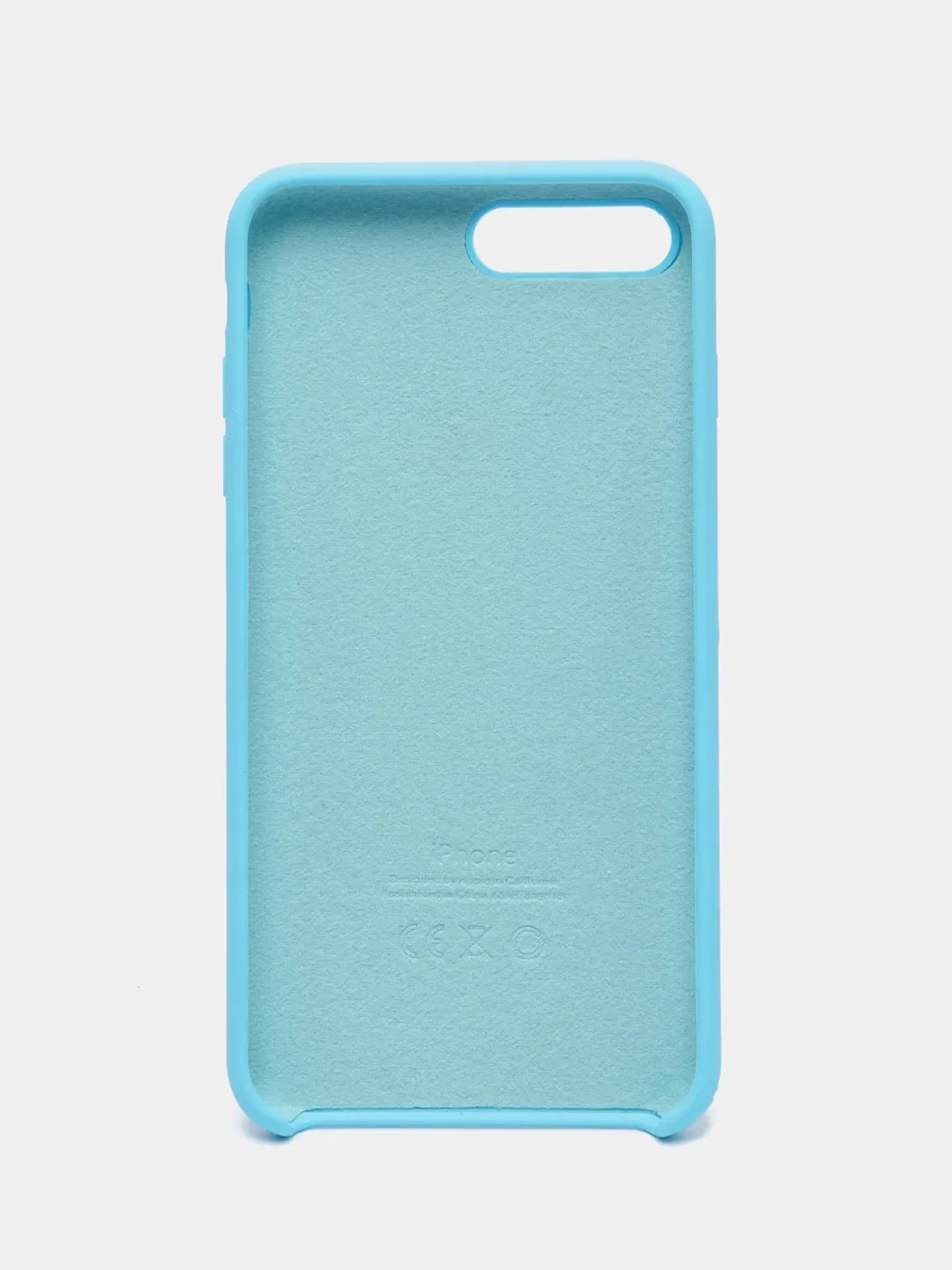 Бирюзовый чехол Silicone Case ( Чехол силиконовый ) для iPhone 7/ iPhone 7 plus