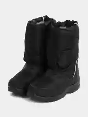 Черный детские зимние сапоги In Step, унисекс, дутики, размеры 28-35