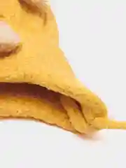 Желтый детские шапки теплые демисезонные, из ангоры