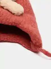 Розовый детские шапки теплые демисезонные, из ангоры