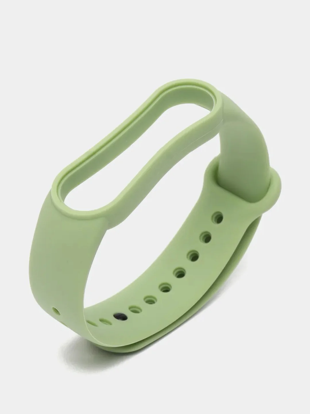 Оливковый ремешок Mi Band 5 / Mi Band 6, однотонный, силиконовый