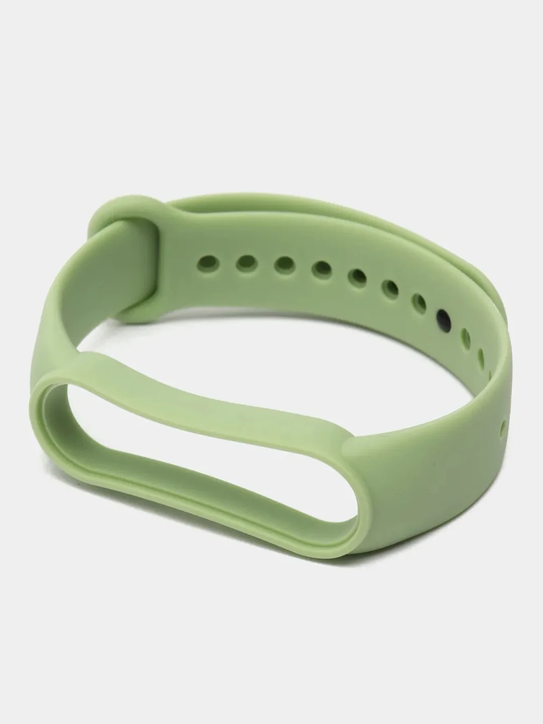 Оливковый ремешок Mi Band 5 / Mi Band 6, однотонный, силиконовый