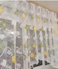Тюль готовая на кухню жаккард