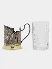 Набор для чая "Глава семьи" латунный, с открыткой