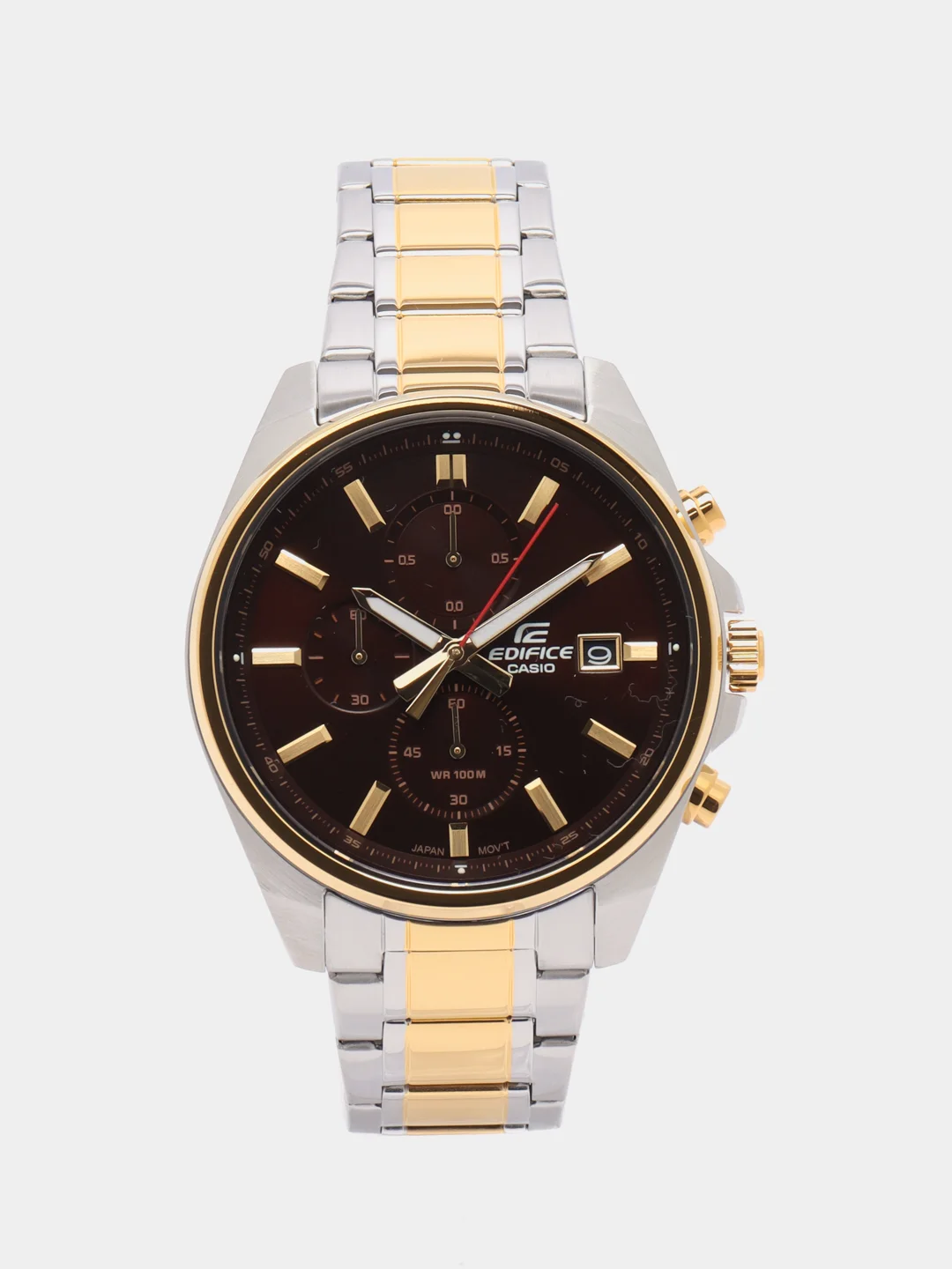 Золотой часы наручные Casio Edifice EFV-610, с хронографом