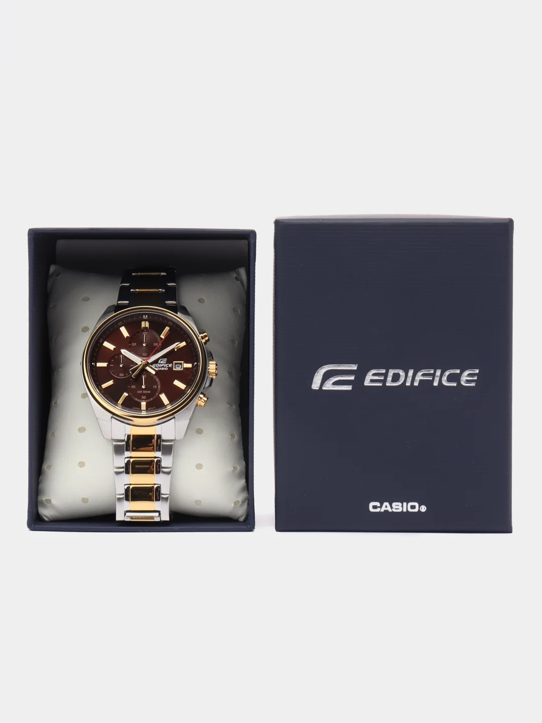 Золотой часы наручные Casio Edifice EFV-610, с хронографом