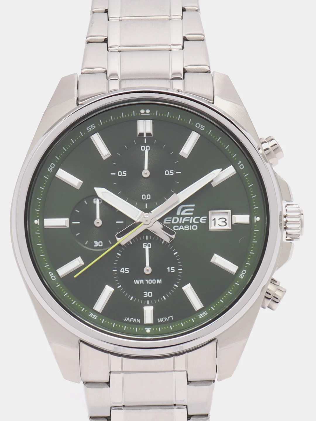 Лесной зеленый часы наручные Casio Edifice EFV-610, с хронографом