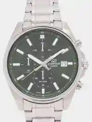 Лесной зеленый часы наручные Casio Edifice EFV-610, с хронографом