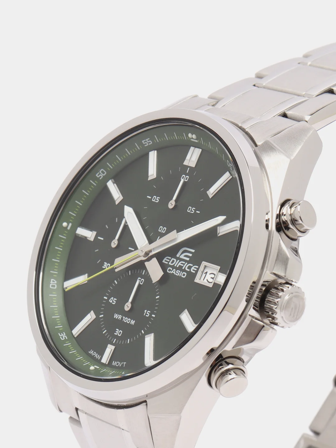 Лесной зеленый часы наручные Casio Edifice EFV-610, с хронографом