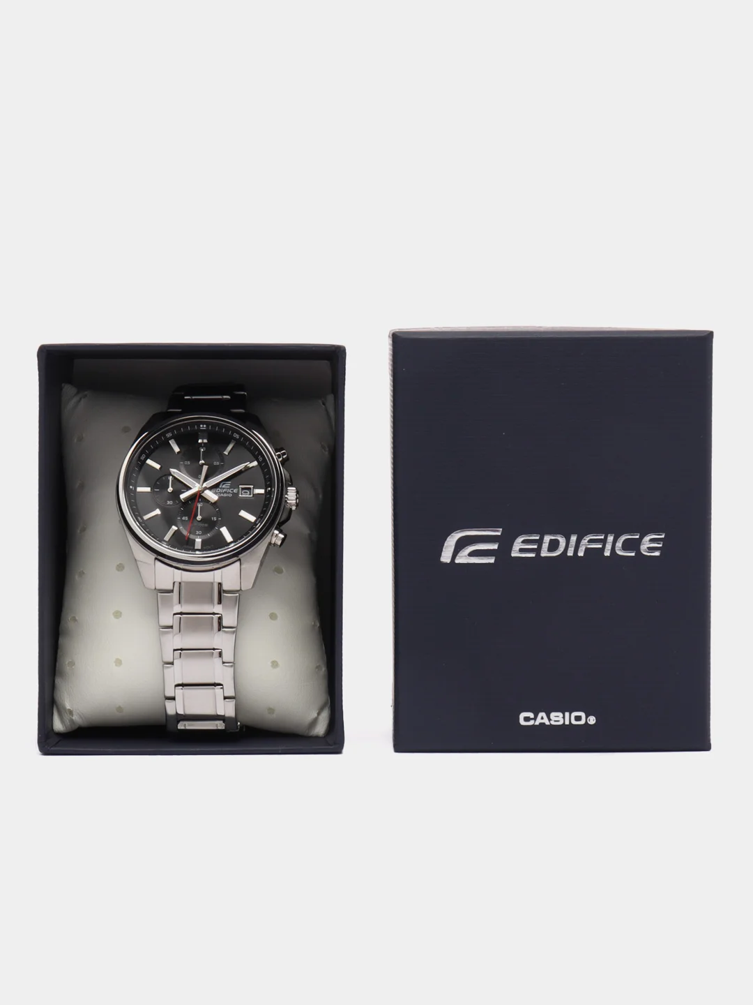 Серебряный часы наручные Casio Edifice EFV-610, с хронографом
