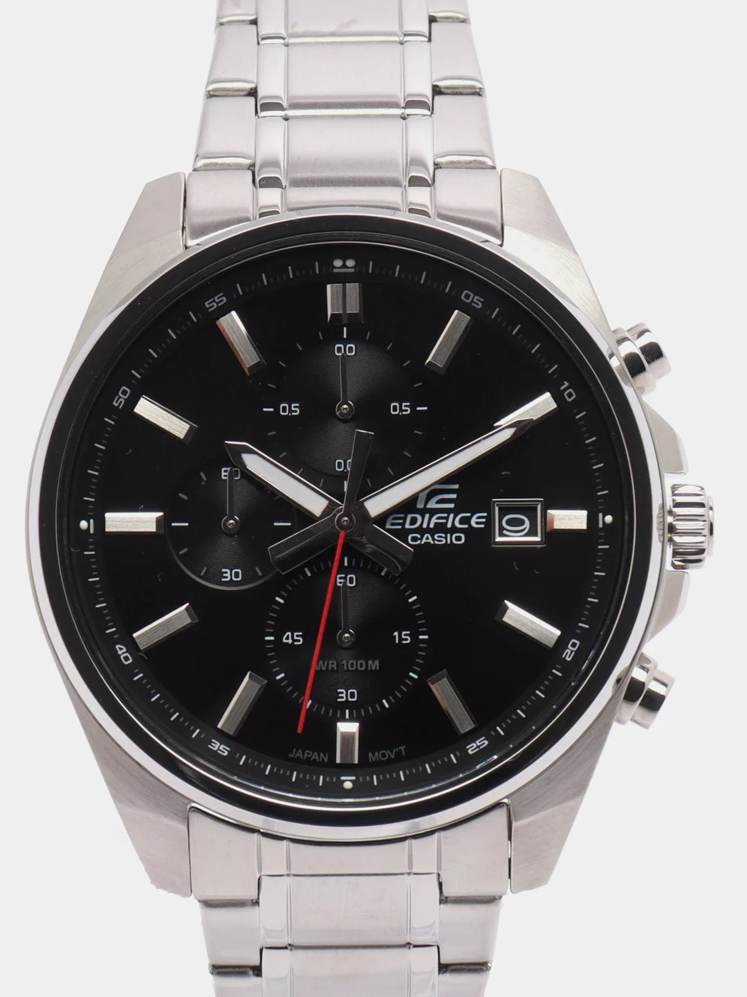 Серебряный часы наручные Casio Edifice EFV-610, с хронографом