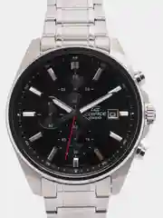 Серебряный часы наручные Casio Edifice EFV-610, с хронографом