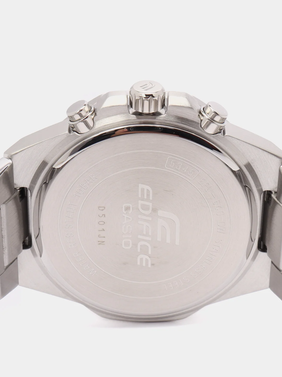 Бежевый меланж часы наручные Casio Edifice EFV-640, с хронографом