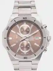 Бежевый меланж часы наручные Casio Edifice EFV-640, с хронографом