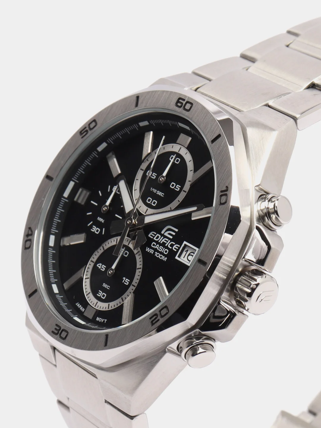 Бежевый меланж часы наручные Casio Edifice EFV-640, с хронографом