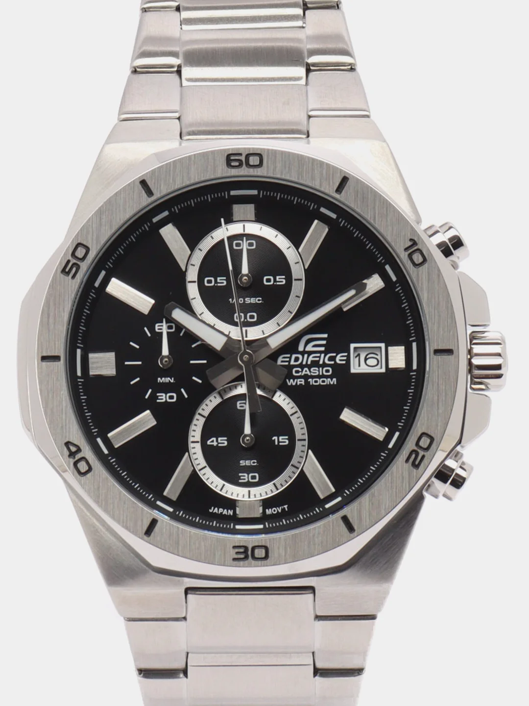 Бежевый меланж часы наручные Casio Edifice EFV-640, с хронографом
