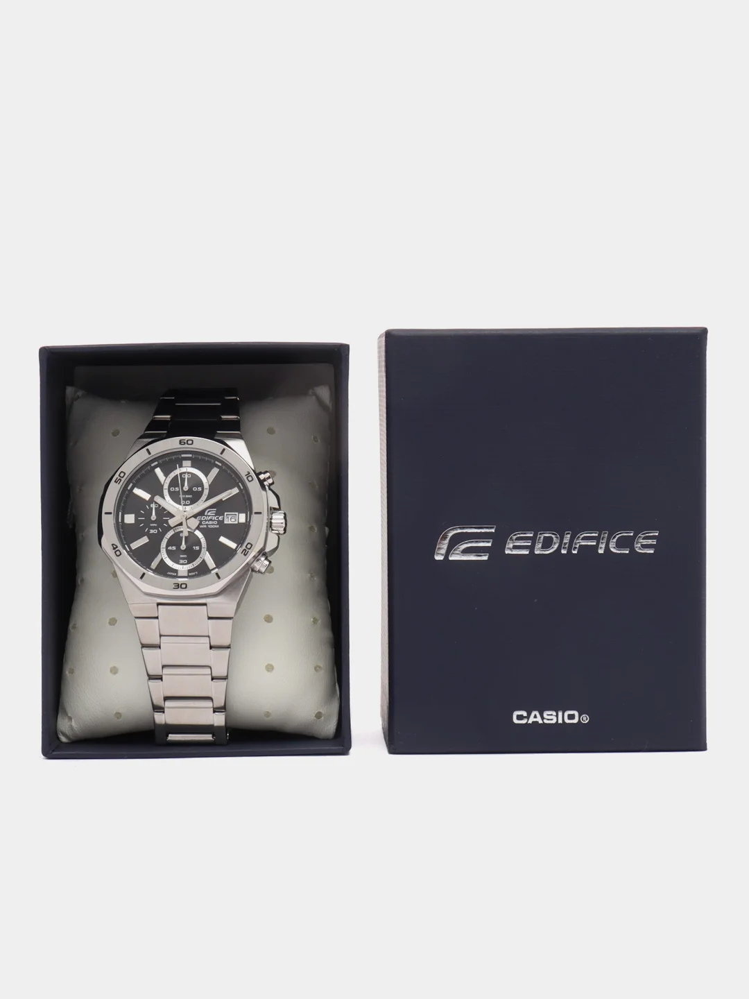 Бежевый меланж часы наручные Casio Edifice EFV-640, с хронографом