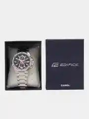 Бежевый меланж часы наручные Casio Edifice EFV-640, с хронографом